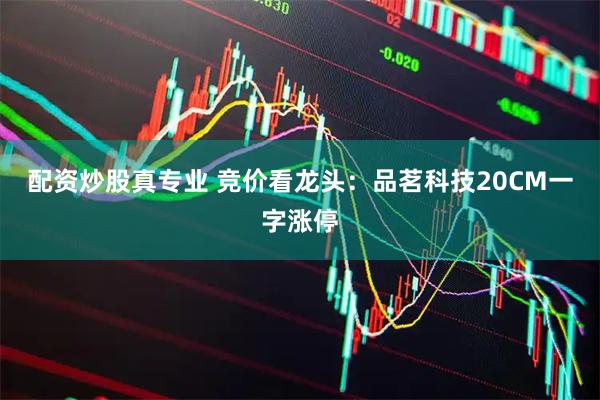配资炒股真专业 竞价看龙头：品茗科技20CM一字涨停